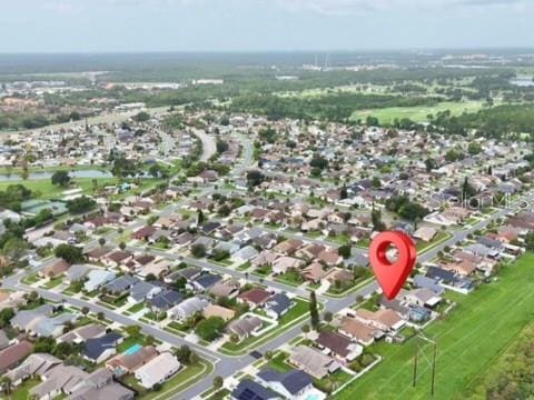 5135 Warrior Ln, Kissimmee, FL 34746 - bird's eye view featuring a residential view