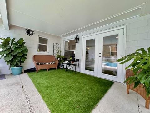 5135 Warrior Ln, Kissimmee, FL 34746 - exterior space featuring french doors