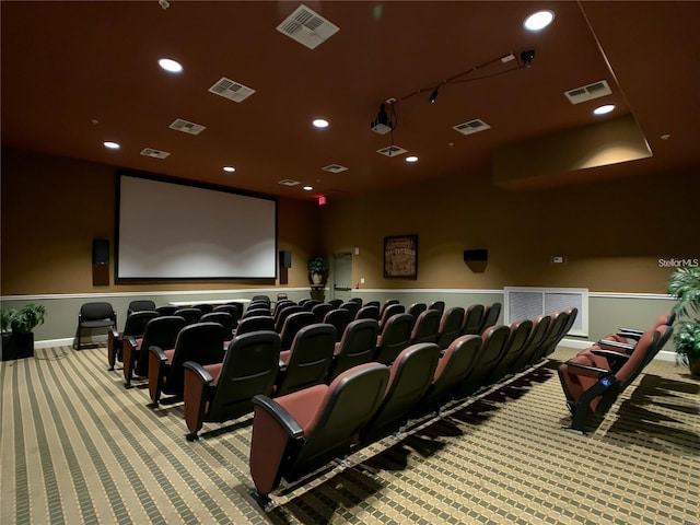 4963 Pall Mall St E, Kissimmee, FL 34758 - cinema featuring carpet, recessed lighting, and baseboards