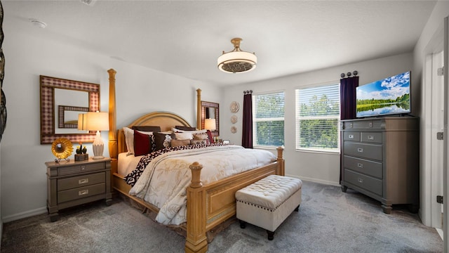 bedroom featuring carpet flooring