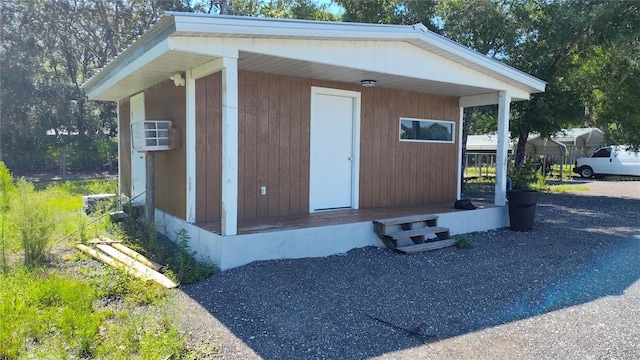 view of outbuilding