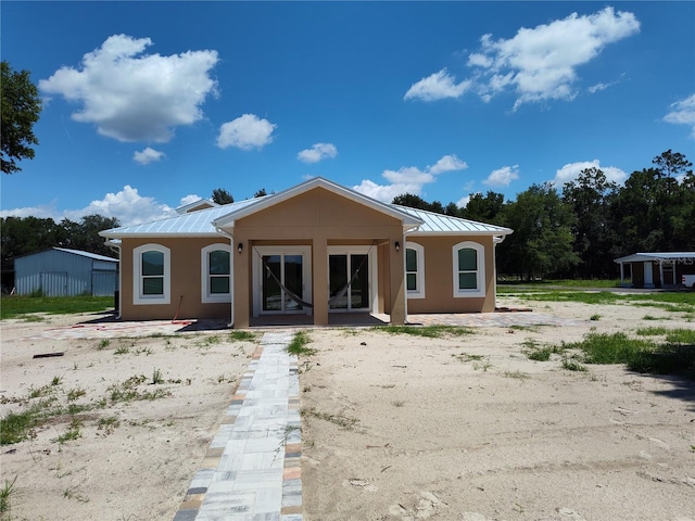 view of rear view of property