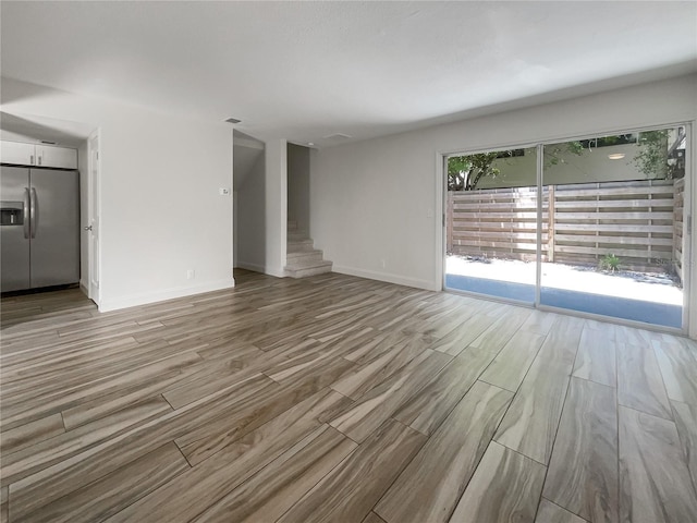 view of unfurnished living room