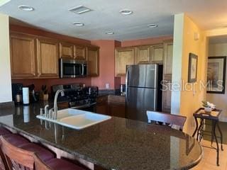 kitchen featuring sink and stainless steel appliances