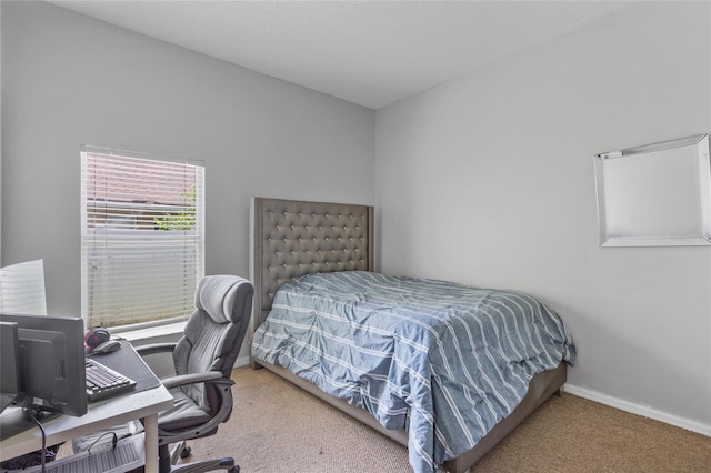 bedroom with carpet flooring