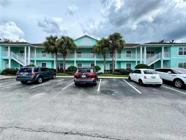 view of vehicle parking