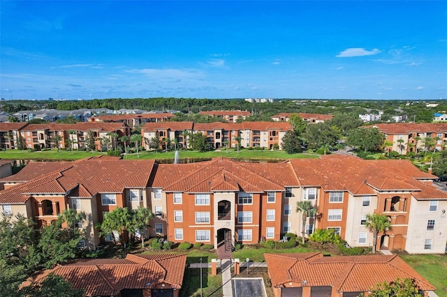 bird's eye view featuring a residential view