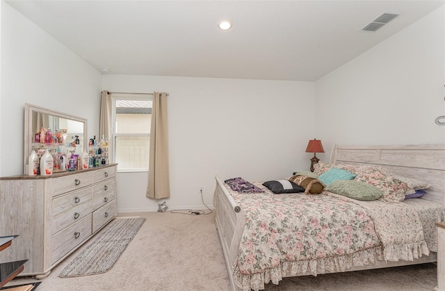 bedroom with carpet flooring