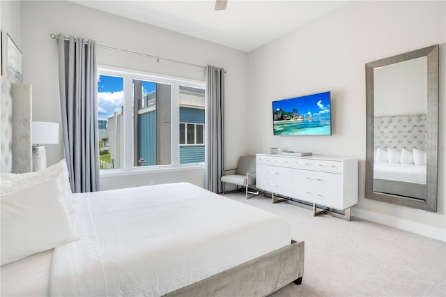 bedroom featuring carpet floors