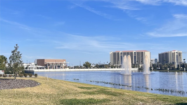 property view of water