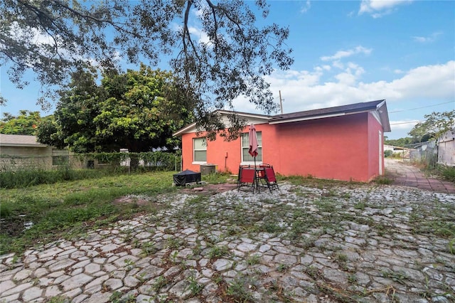 view of rear view of property