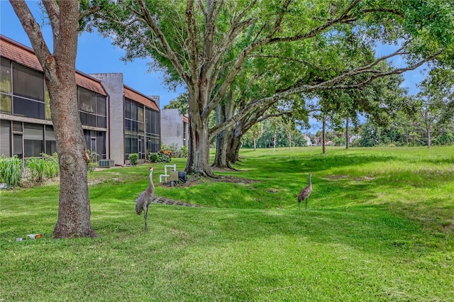 surrounding community featuring a yard