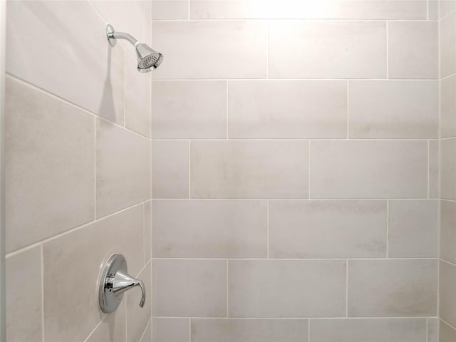 details featuring tiled shower