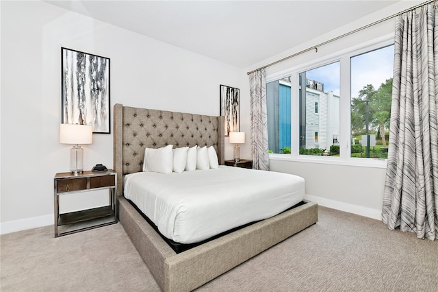 bedroom featuring carpet floors