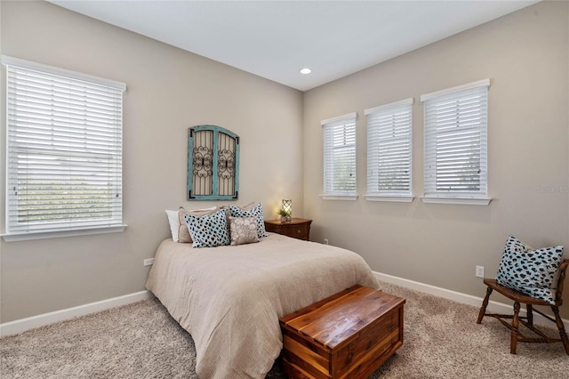 bedroom featuring carpet floors