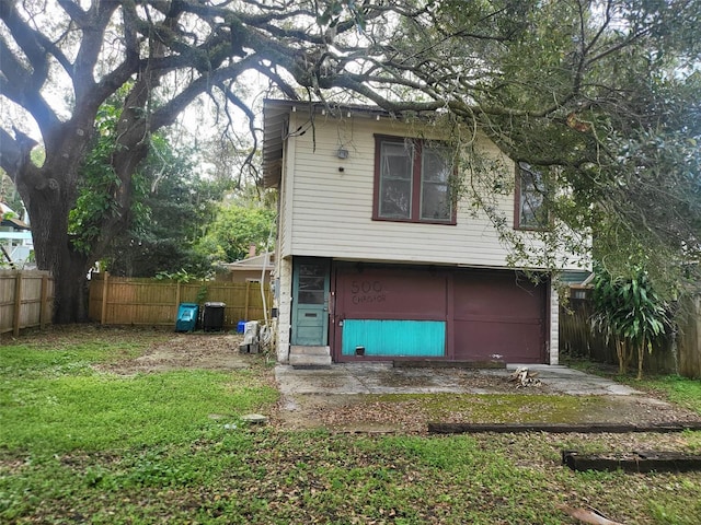 view of back of property