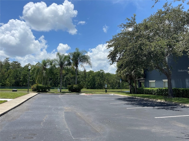 view of vehicle parking