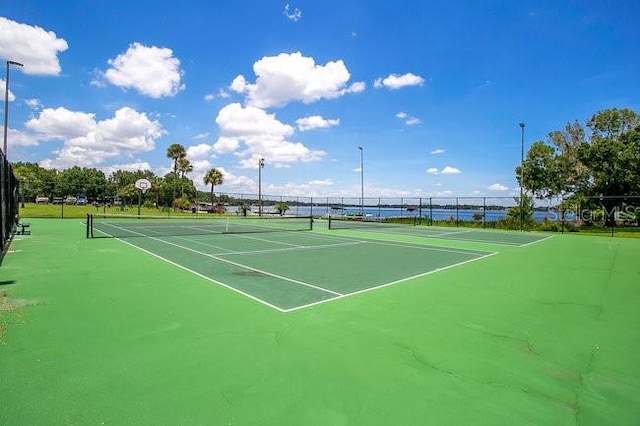 view of sport court