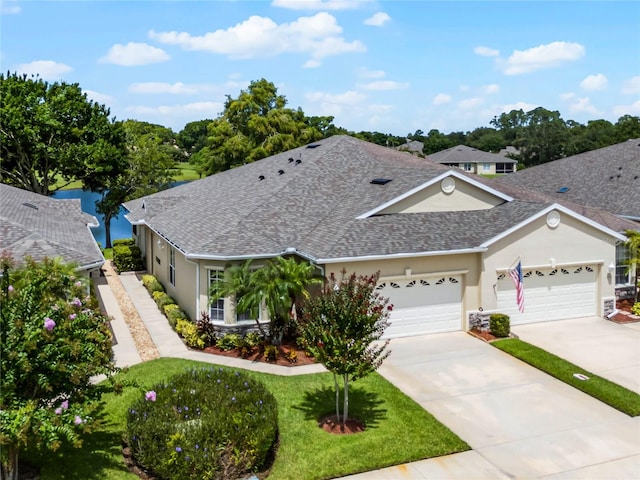 ranch-style house with a garage