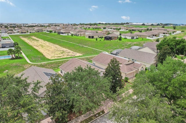 drone / aerial view featuring a residential view