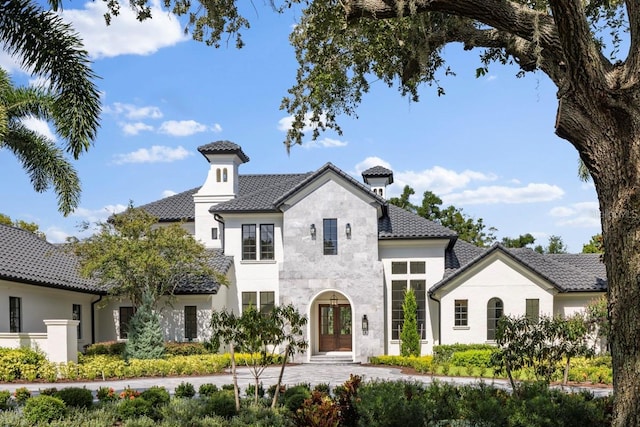 view of front of house with french doors