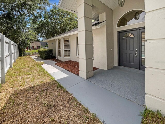 view of property entrance