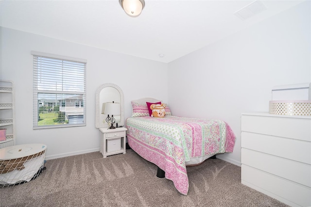 bedroom featuring carpet flooring