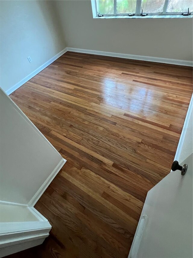 interior details featuring wood-type flooring