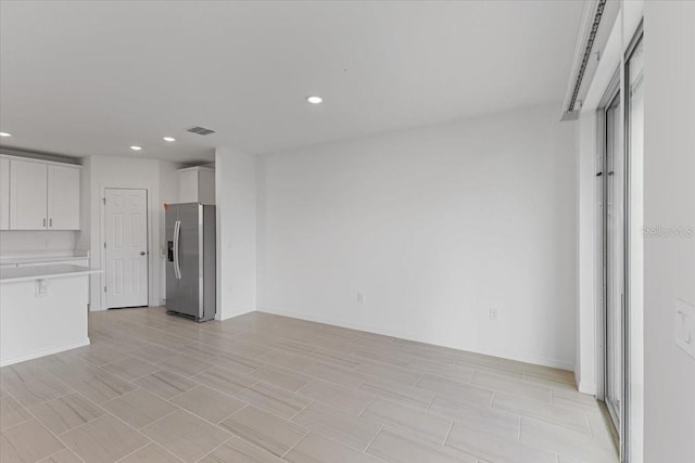 view of unfurnished living room