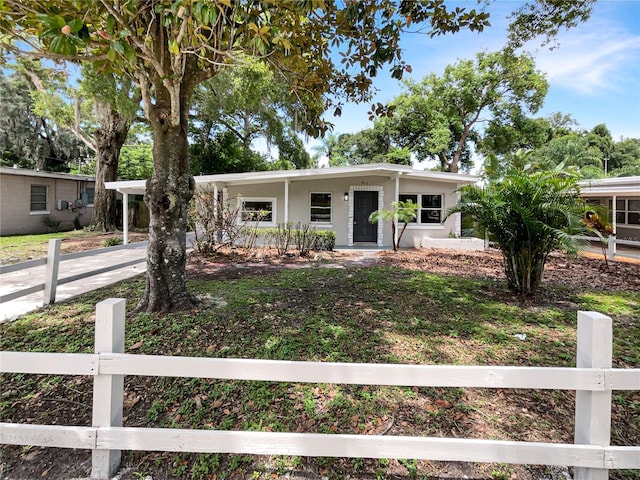 view of front of house