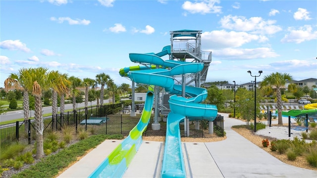 view of jungle gym