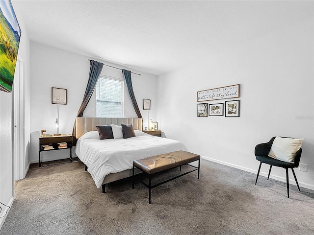 bedroom featuring carpet floors