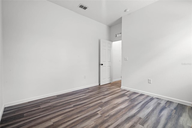 unfurnished room featuring wood-type flooring