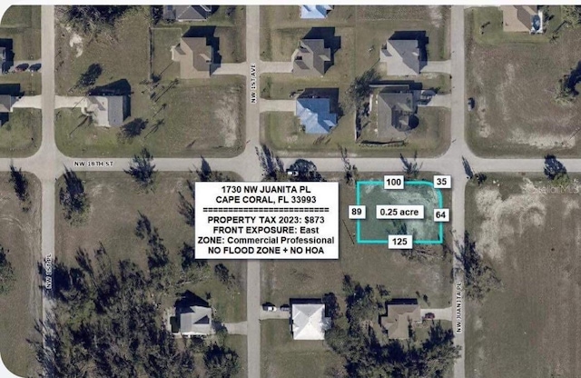 1730 NW Juanita Pl, Cape Coral FL, 33993 land for sale