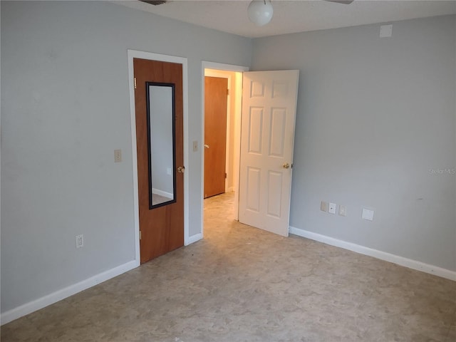 view of unfurnished room