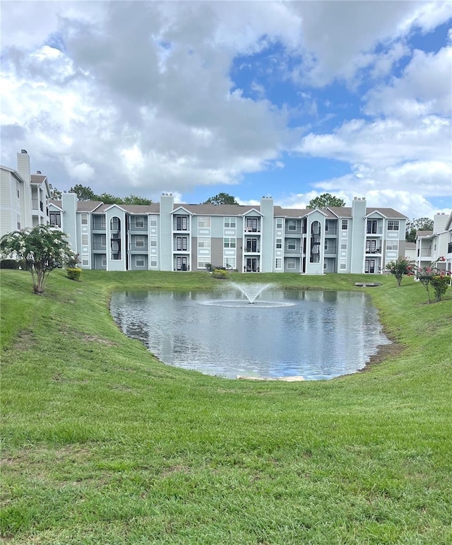 view of water feature