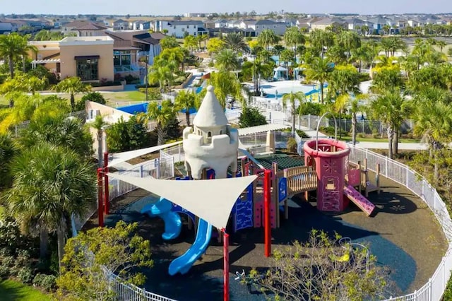 view of jungle gym