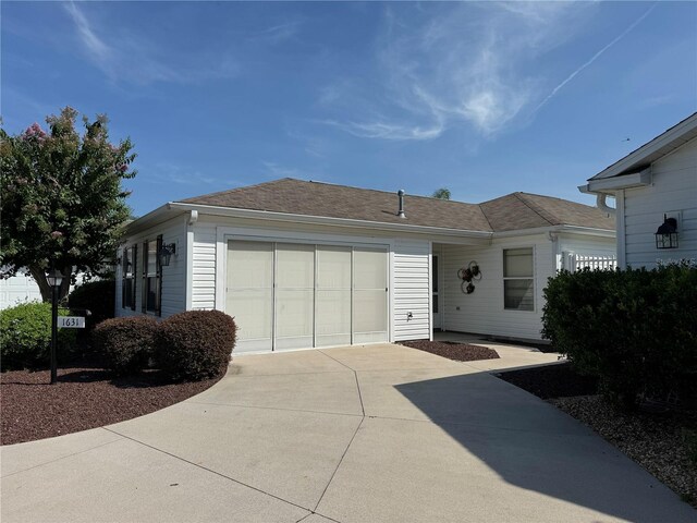 ranch-style house with a garage