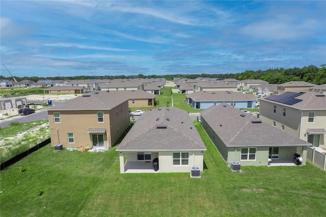 birds eye view of property featuring a residential view