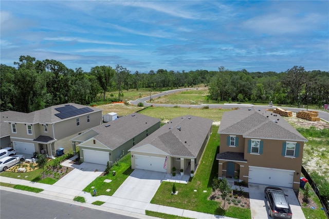 birds eye view of property featuring a residential view