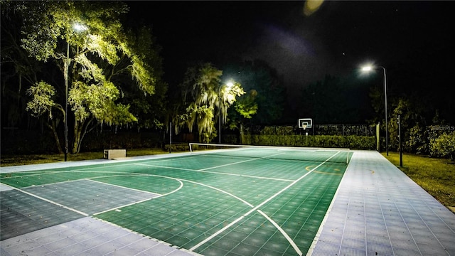 view of sport court