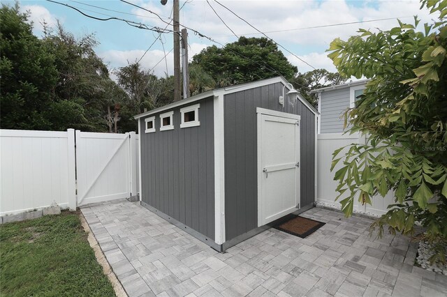 view of outbuilding