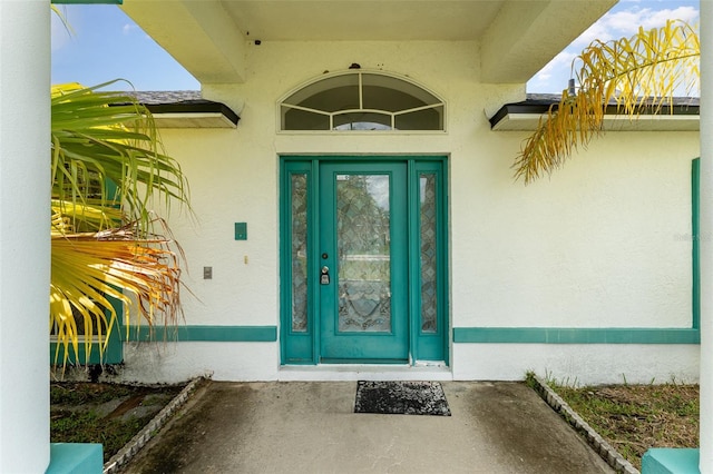 view of entrance to property