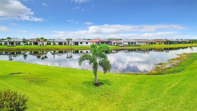 water view with a residential view