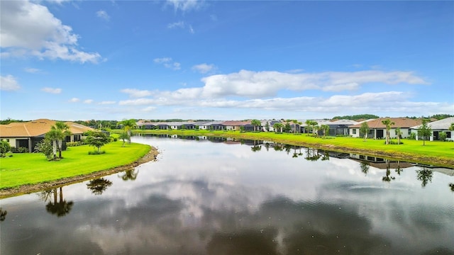 water view with a residential view