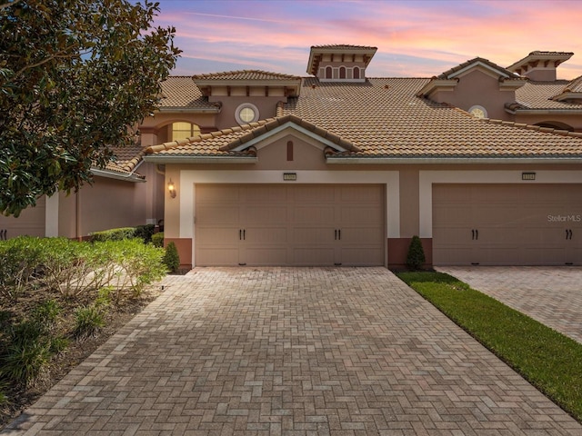 view of mediterranean / spanish house