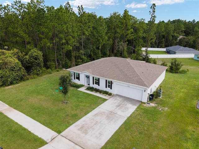 781 Marion Oaks Trl, Ocala, FL 34473 - bird's eye view featuring a forest view