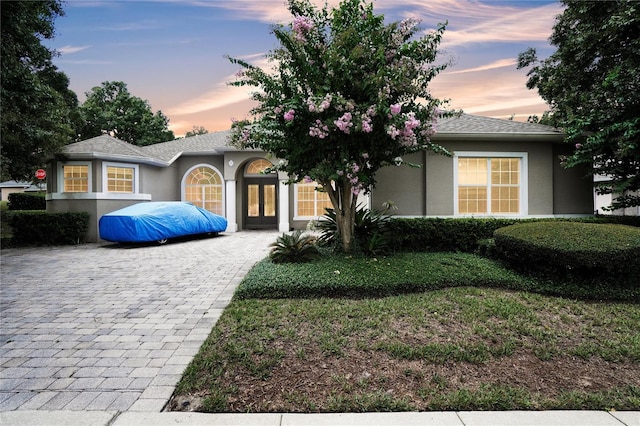 view of front of property