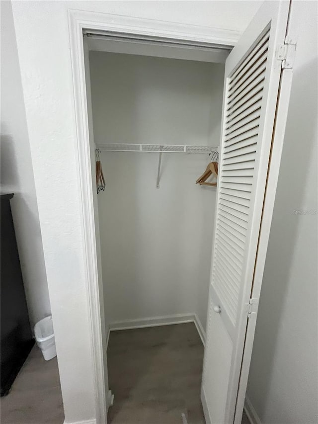 view of closet