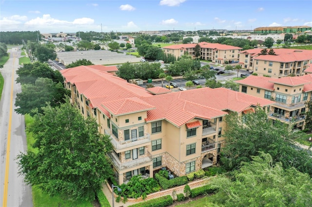 bird's eye view featuring a residential view